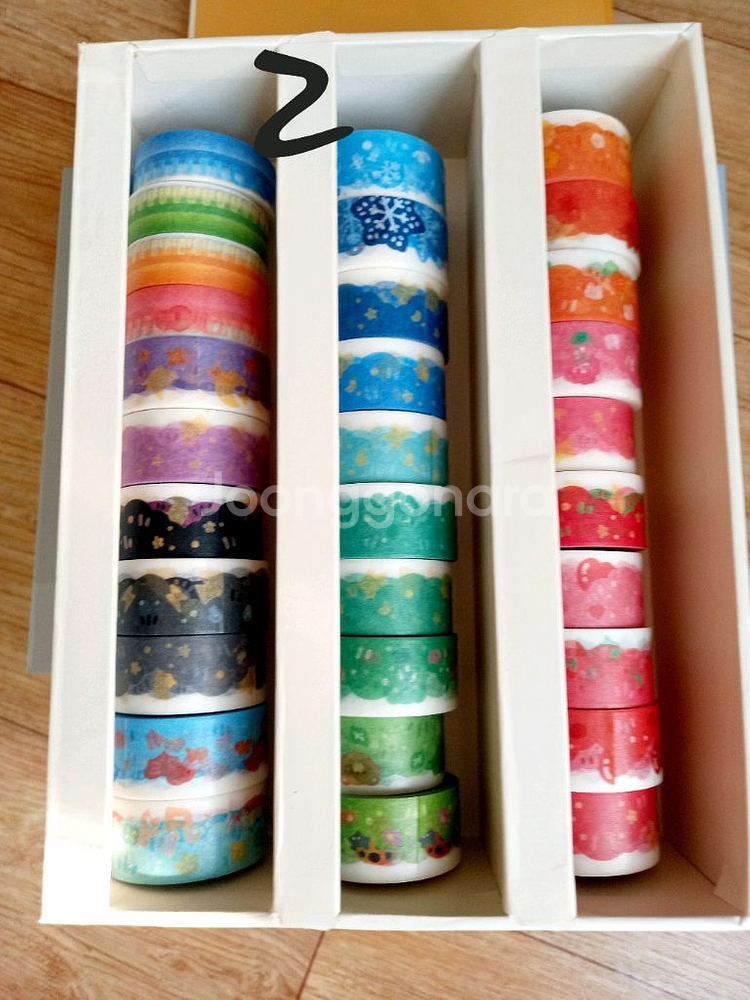 다꾸세트박스 다이어리 스티커 마테 메모지 랩핑지 인스 떡메 스티거모음 파일등--1