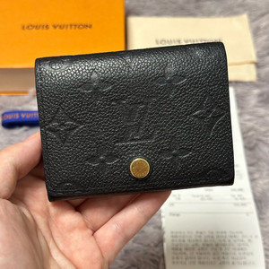 [풀구성] 루이비통 앙프렝뜨 카드지갑 블랙