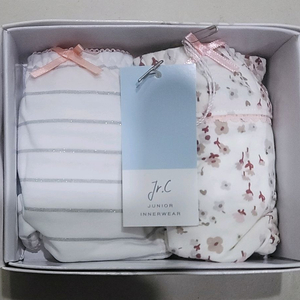 첨이첨이 여아삼각팬티 80호 2매입 2세트 새상품