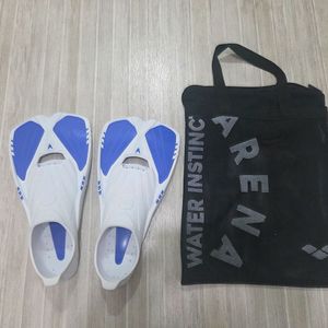 아레나 오리발(235)+가방셋트- 택포 25,000원