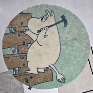 호크모트 HOKMOT 무민 원형 1.5m 러그 카페트