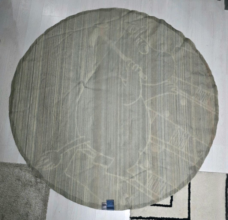 호크모트 HOKMOT 무민 원형 1.5m 러그 카페트--1