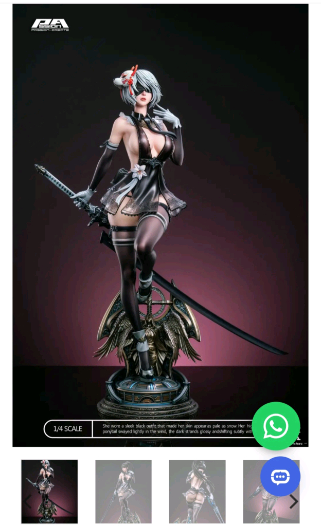 스텔라블레이드 이브 / 니어오토마타 2B 피규어--3