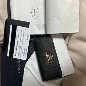 프라다 카드지갑 신세계 백화점 게런티카드