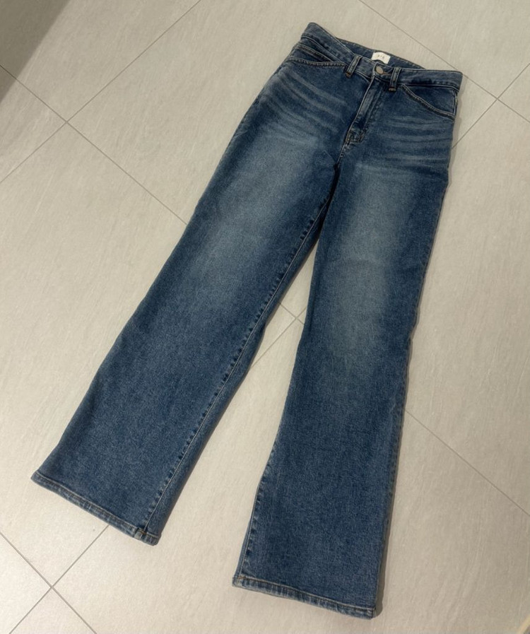 시에 sie 헤더 코튼 스트레이트 진 - 스탠다드 스몰--3