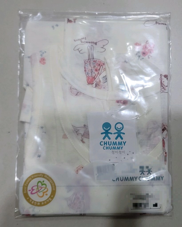 첨이첨이 여아런닝 70호 7~8세용 총2장 새상품 이미지