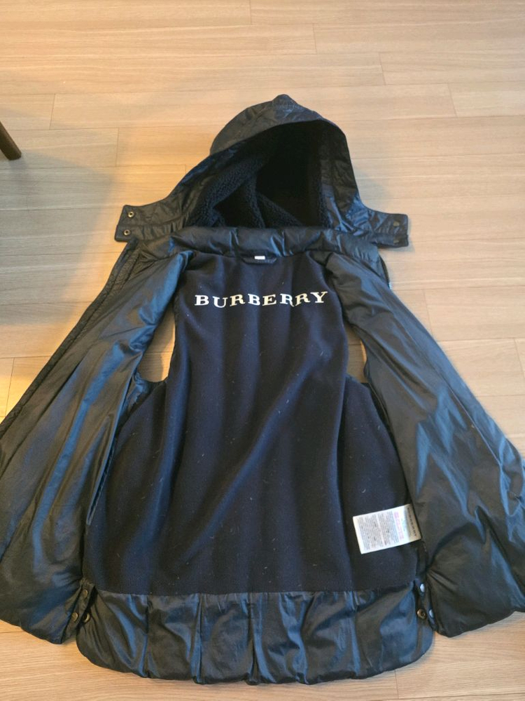 버버리14y패딩조끼--4