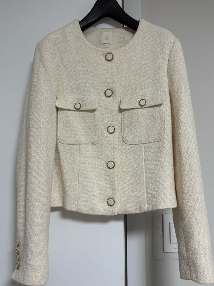 유메르 트위드 자켓--1
