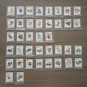 포켓몬 띠부씰 스티커 개당 1000원에 팜