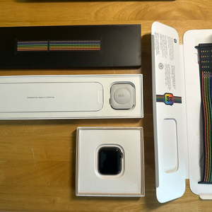 애플워치 6 44mm 블랙 스틸 셀룰러 모델 판매 이미지