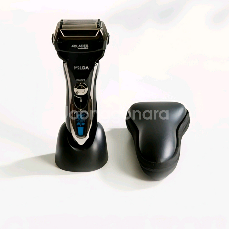 밀다 4중날 전기 면도기--1