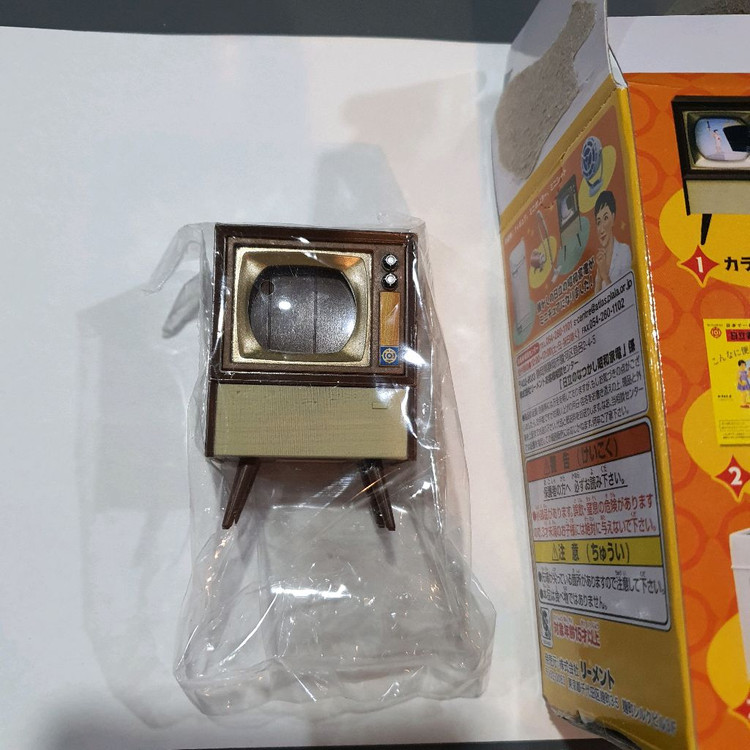 리멘트 히타치 그리운 옛 가전 제품 쇼와 레트로 미니어쳐 식완 이미지