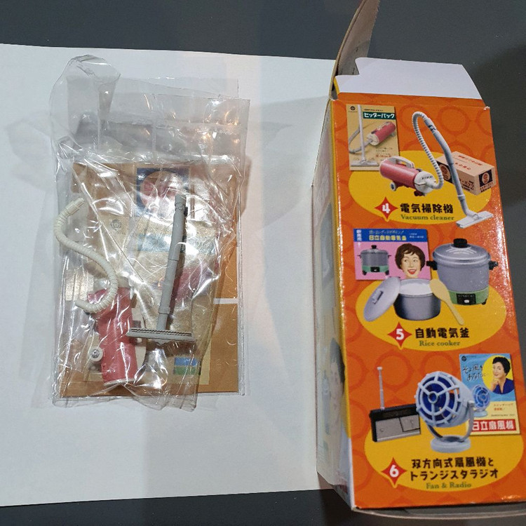 리멘트 히타치 그리운 옛 가전 제품 쇼와 레트로 미니어쳐 식완 이미지