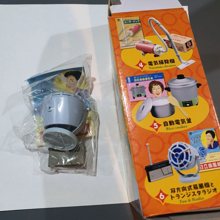 리멘트 히타치 그리운 옛 가전 제품 쇼와 레트로 미니어쳐 식완 이미지