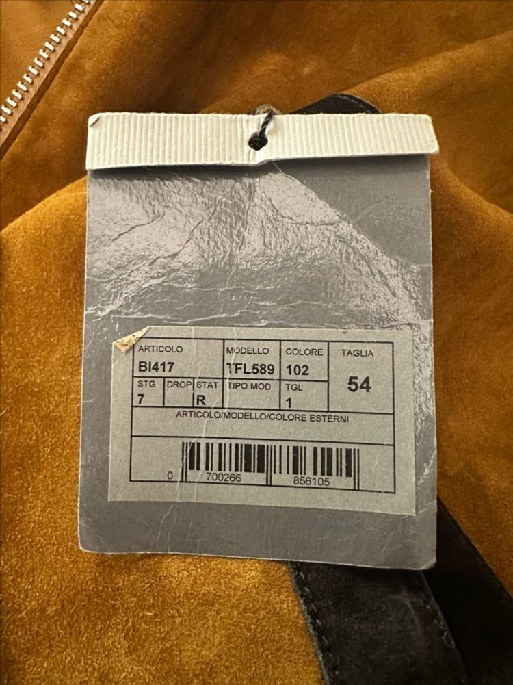 톰포드 웨스턴 스웨이드자켓 TFL589 54사이즈--2