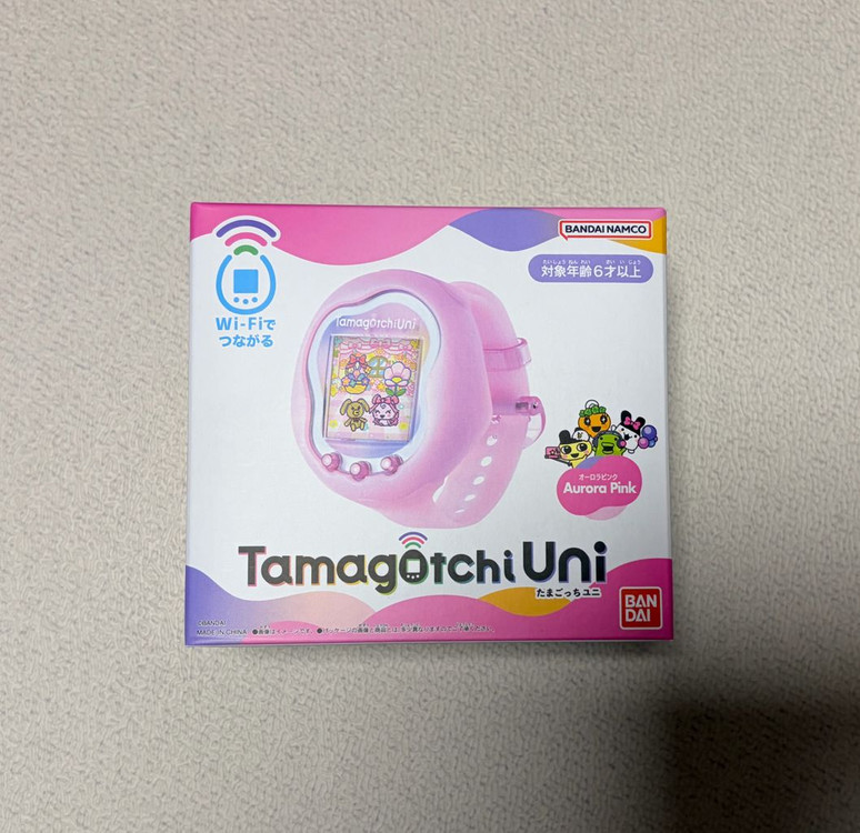미개봉 다마고치 유니 오로라핑크--0