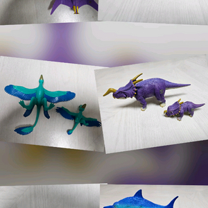 공룡메카드 더블피규어 일괄