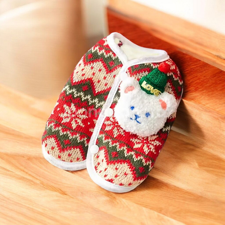 새상품 강아지 크리스마스 니트 상의--1