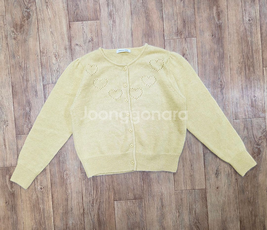 피터앤웬디(peterandwendy) 하트 뿅뿅가디건 프리사이즈 새상품--4