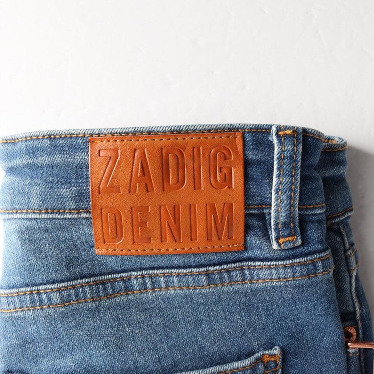 [XS]쟈딕앤볼테르 중청 워싱 데님 진 청바지 이미지