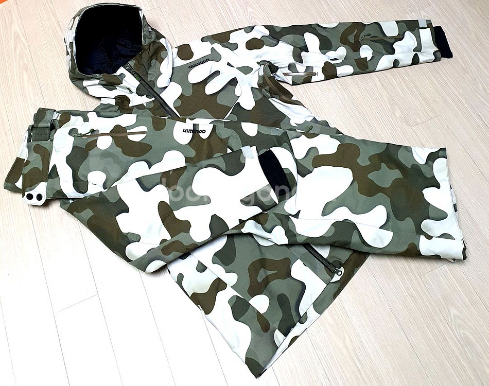 골드윈 재팬 밀리터리 데모 스키복--5