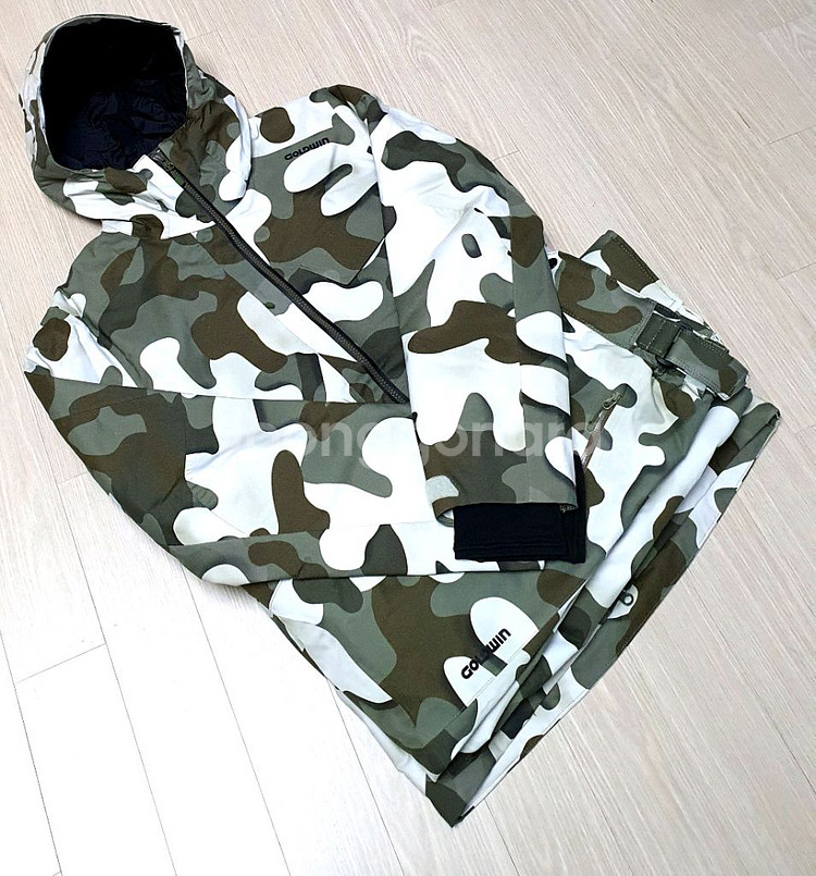 골드윈 재팬 밀리터리 데모 스키복--7