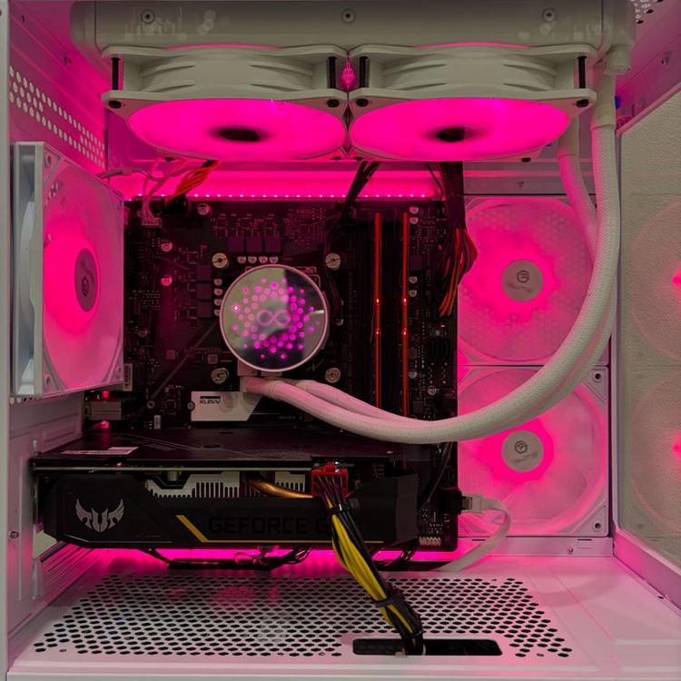 인텔i5 11400f GTX1660S 수냉 어항게이밍--6