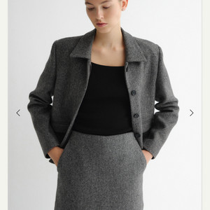 시에 루안 울 트라우저 스커트