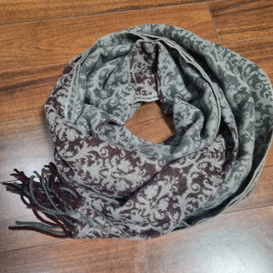 고급무늬 투톤컬러 페이즐리 목도리 스카프