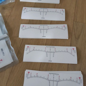 메이넘버원 스티커자 눈썹자 미용도구