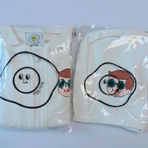 새상품 에그녹 크림 라이언 4사이즈 수모 세트