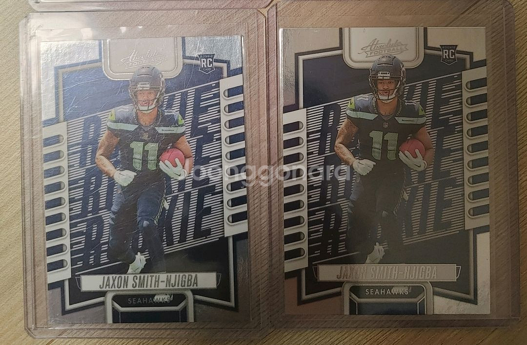 NFL 탑 2명 Reciever 루키 카드 Nacua, Jaxon Smith--3