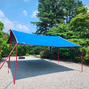 홀리데이 산토리니블루타프+블루메인폴대 팝니다 이미지