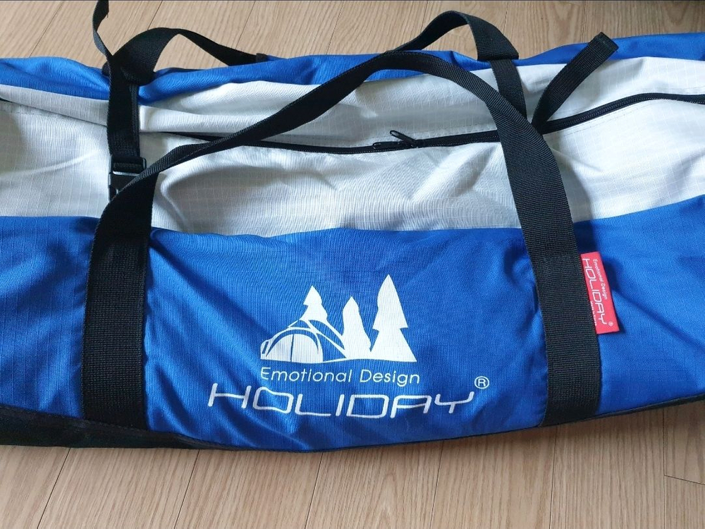 홀리데이 산토리니블루타프+블루메인폴대 팝니다 이미지