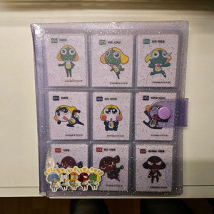 케로로 띠부씰 1탄 일괄 전종 1~82번 케로로 씰 빵 스티커 케로로띠부씰