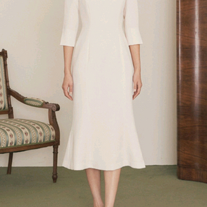 택달린 새상품) 플로움 플라워 컵 드레스 xs 아이보리 판매합니다.