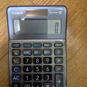 카시오 계산기 MS-120FM 미니 사무용