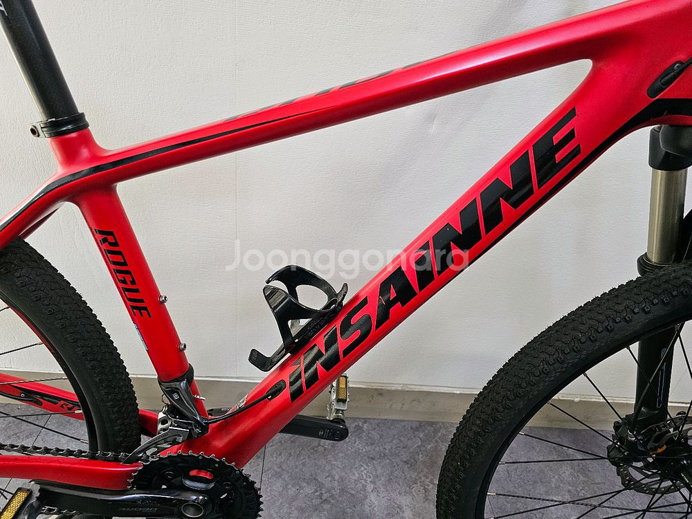 인세인 로그 1.0 데오레 30단 카본 MTB 프레임 크랙--3