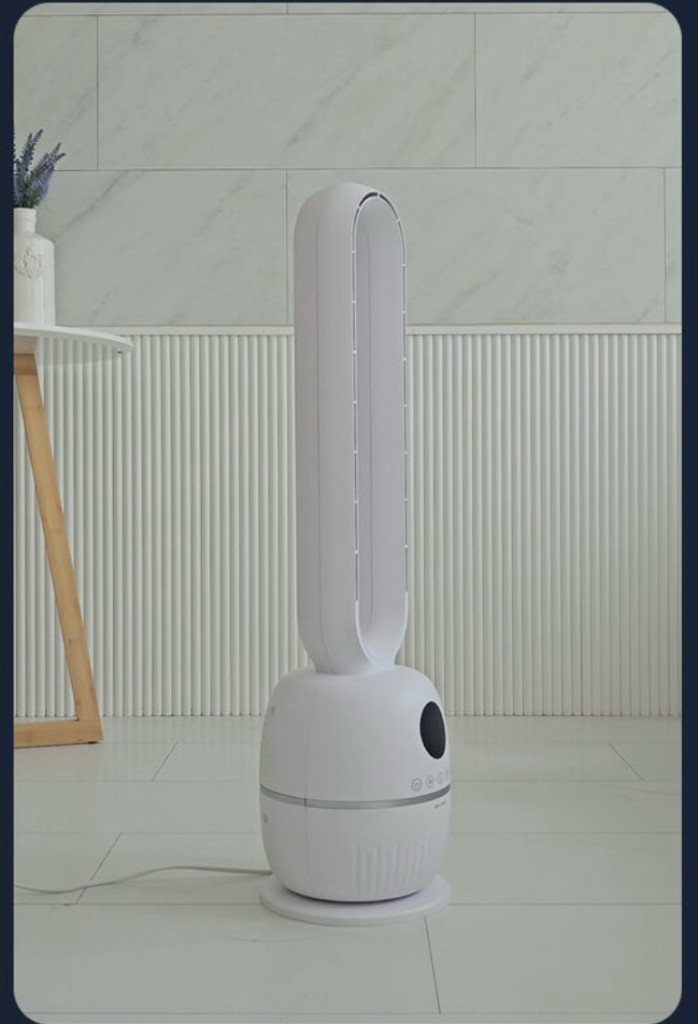 [새상품] SSAPER 셰퍼 에어큐 날개없는 선풍기 (리모컨o)--6