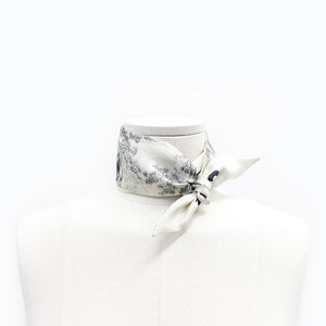 디올 그레이 미차 방도 스카프 5VDIF25258