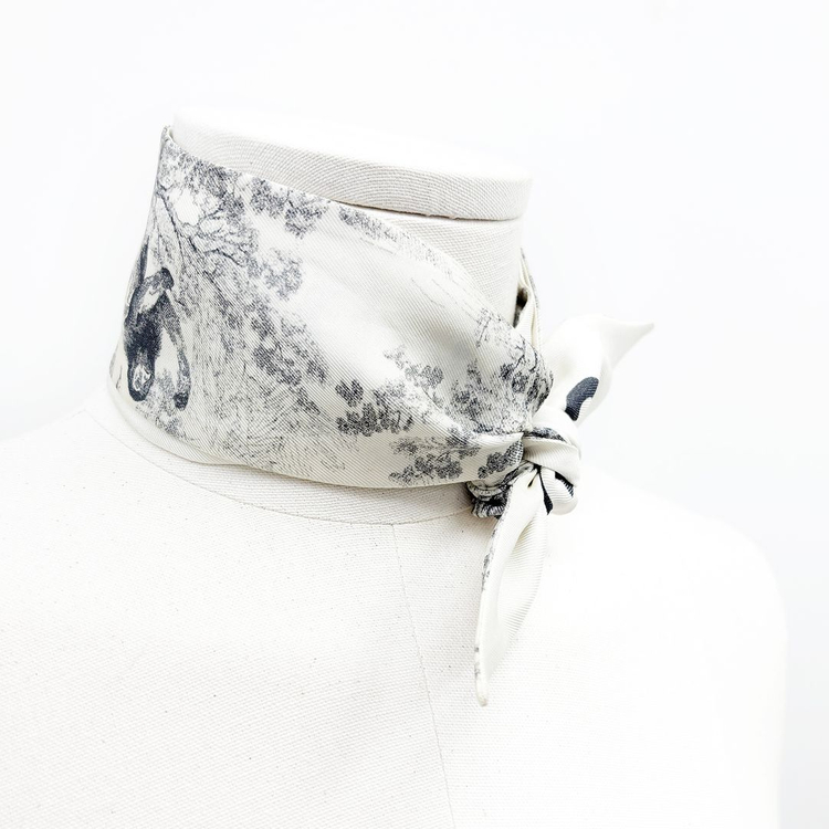 디올 그레이 미차 방도 스카프 5VDIF25258--6