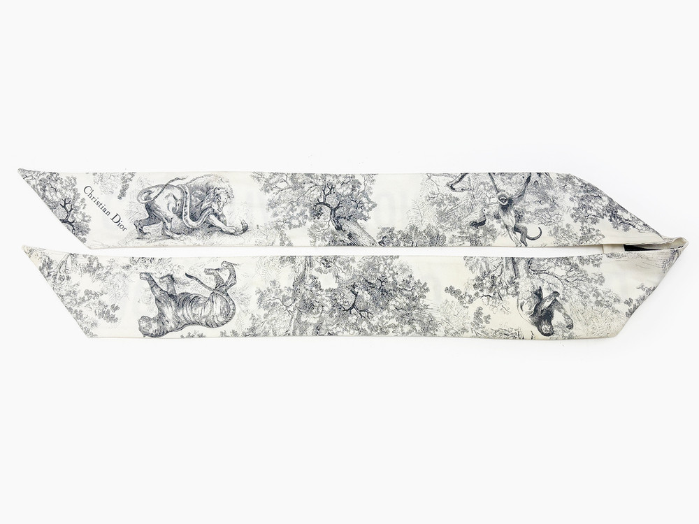 디올 그레이 미차 방도 스카프 5VDIF25258--1