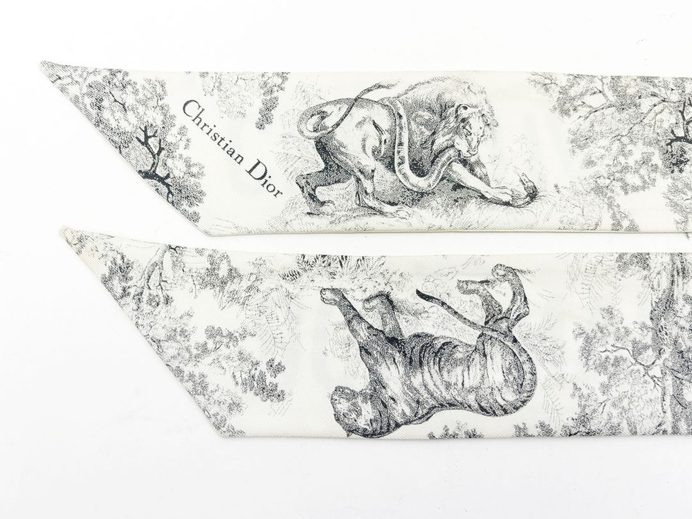 디올 그레이 미차 방도 스카프 5VDIF25258--2