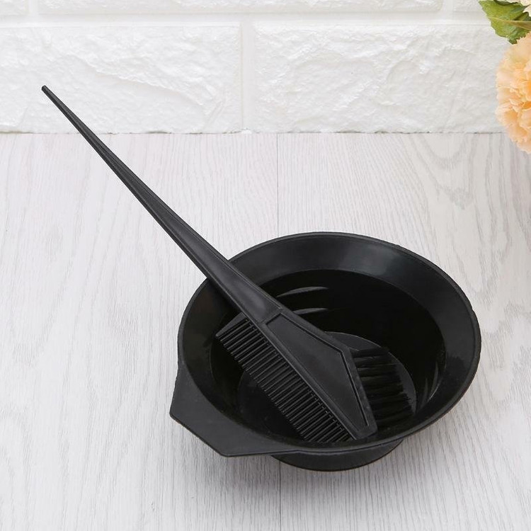 새 3세트 헤어 브러쉬 그릇 세트 콤보 색칠 키트 색조--1