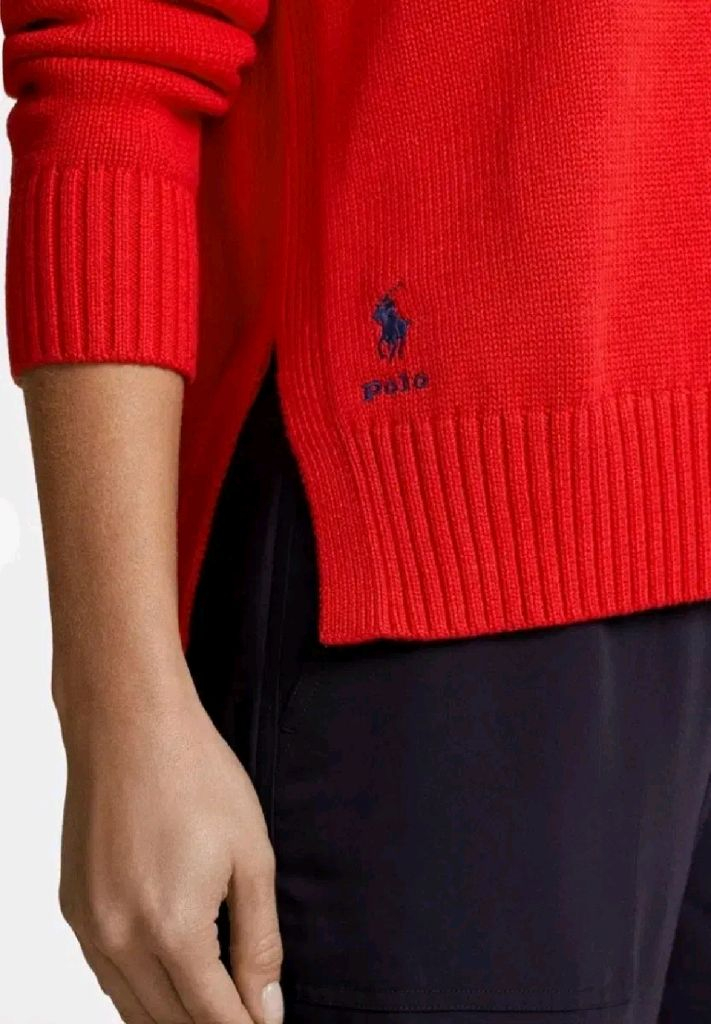 폴로 랄프로렌 크루넥 코튼 스웨터 새제품--1