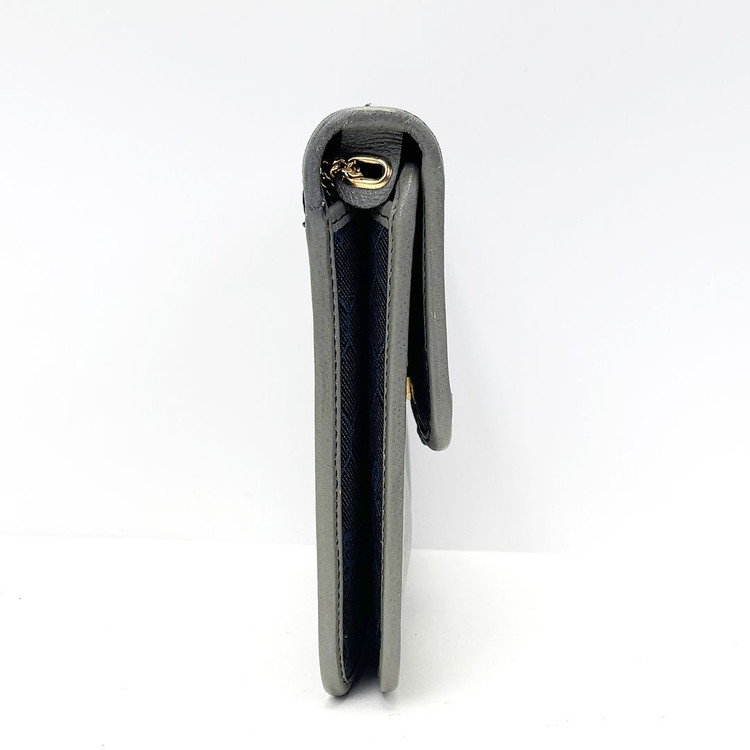 디올 그레이 CD로고 골드체인 스몰 숄더크로스백 4VDIB33477--2