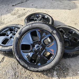 모닝 레이 순정 14인치 휠타이어 이미지