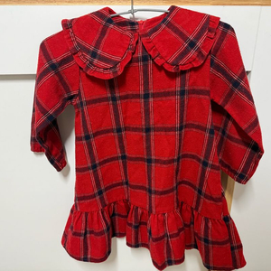 여아 체크원피스 120-130