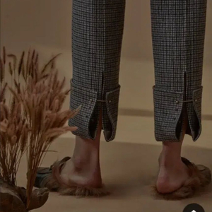 메종마레 골드핀 체크팬츠 슬랙스