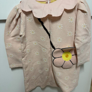 여아 분홍 꽃무늬원피스 110-130